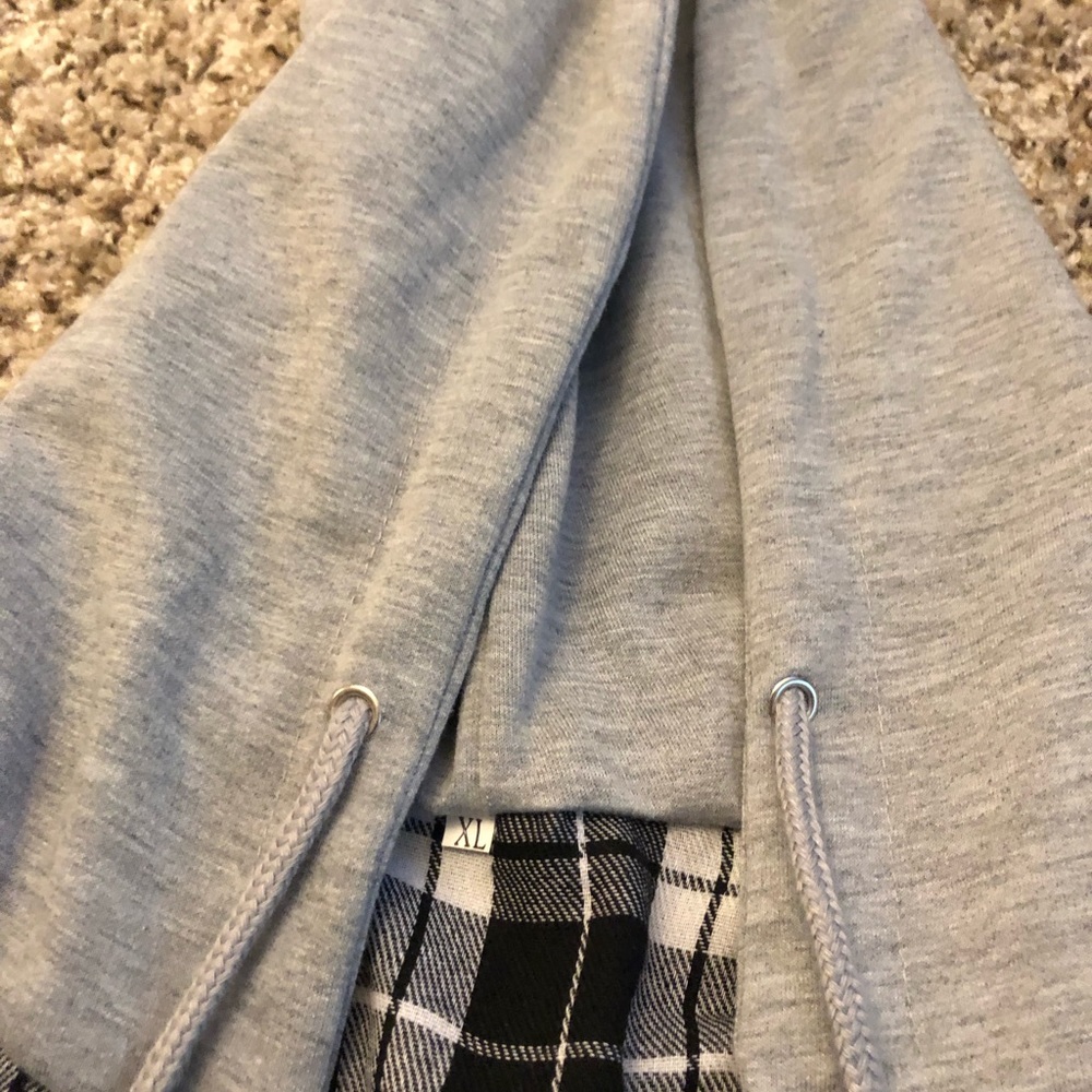 Plaid hoodie - Picture 3 of 3